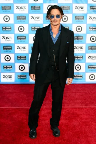 约翰尼·德普,西服,婚纱,人物特写,强尼