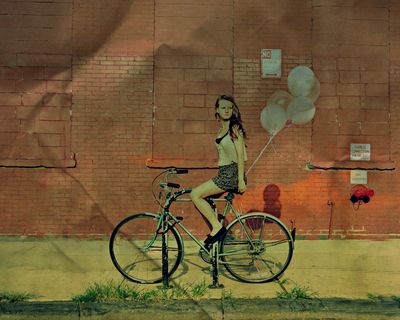 自行车,折叠自行车,运动自行车,三轮车,人力车,气球街和布鲁克林街。