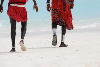 人物活动,美女,女孩,冰场,合照,Masais en Nungwi