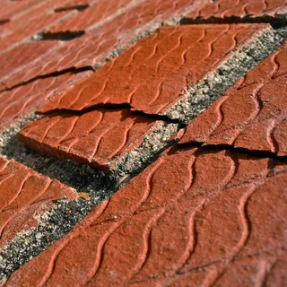砖石材,隔热砖,砖红色,建筑,龟裂的大地,砂浆FTW