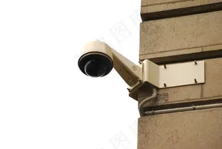 摄像头,办公文具,室内一角,轿车,墙,监控摄像机