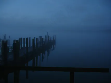 金属栏杆,天空,树,江河,居民楼,DSC02855