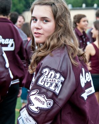 足球运动,NBA,美女,游行示威,队服,Stony Point游戏-字母夹克19Sep2014 hhb_7337