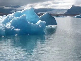 冰雪,海洋,湖泊,江河,手,于库尔萨隆的冰山