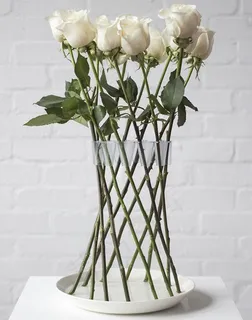 仿真花,洋桔梗,仿真花卉,花束,单面花束,兰伯特·兰维尔（Lambert Rainville）的皇冠花瓶