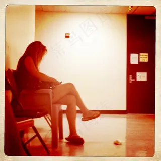 美女,腿,丝袜,凳子,油画,等候。 。 。 。 。