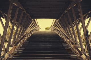 中式传统建筑,桥梁,棚桥,楼梯,铁路轨道,巴黎