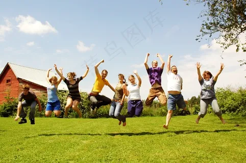 ,风景,油画,树,家庭又跳了