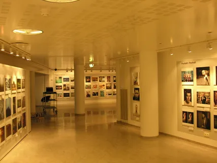 装修效果图,图书馆,中国美术馆,艺术馆,室内一角,展览