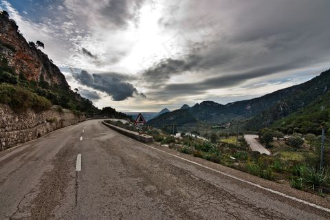 公路,山峦,戈壁,街道,湖泊,Serpiente Peligrosa /危险蛇