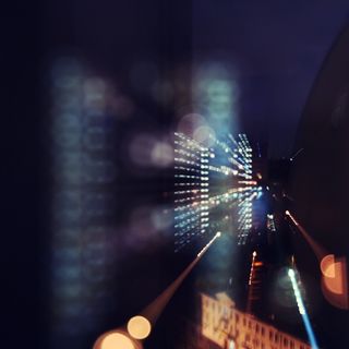 都市夜景,灯,模糊图片,街灯,15楼