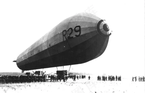 飞艇,机场,潜艇,热汽球,订书机,R29飞艇由阿姆斯特朗·惠特沃斯（Armstrong Whitworth）建造