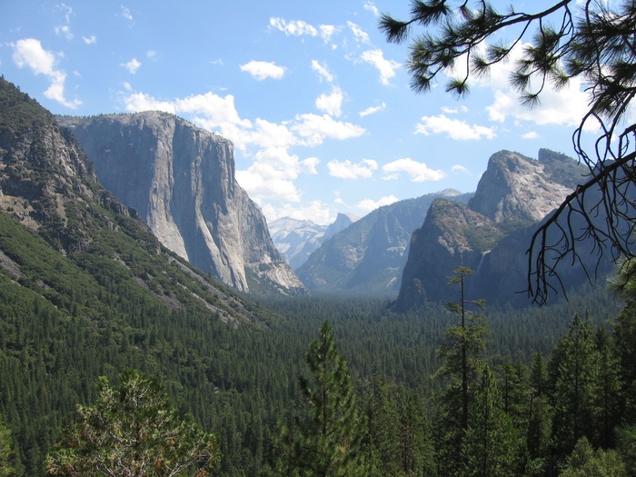 山峦,冰雪,峡谷,湖泊,树,神的国家