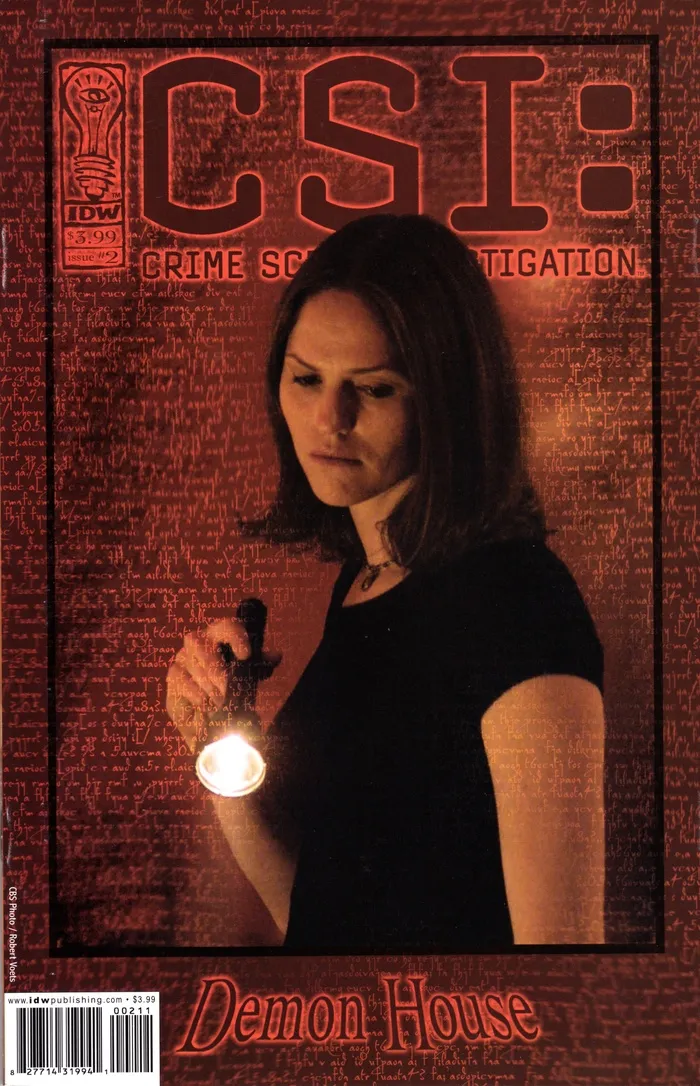 屏幕截图,专辑,美女,书籍,时装T台,CSI封面人物：犯罪现场调查：IDW Publishing的恶魔之家＃2
