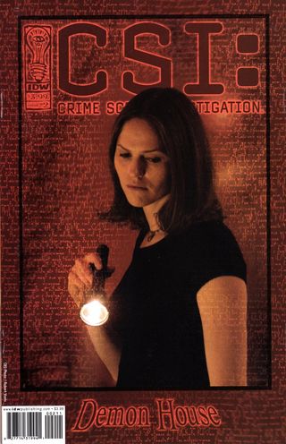屏幕截图,专辑,美女,书籍,时装T台,CSI封面人物：犯罪现场调查：IDW Publishing的恶魔之家＃2