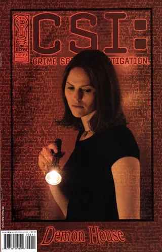 屏幕截图,专辑,美女,书籍,时装T台,CSI封面人物：犯罪现场调查：IDW Publishing的恶魔之家＃2