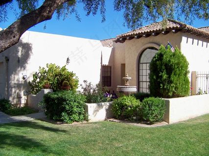 树,建筑,风景,民居,工艺品,卡梅洛特公园别墅坦佩酒店