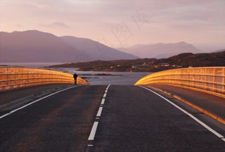 公路,高速路,天空,街道,雨伞,容易穿越