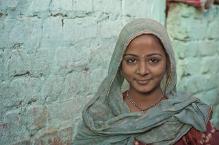 美女,人物特写,头巾,老太太,盖头,班汉尼上砖