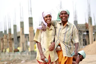 卡通动漫人物,美女,合照,人物特写,女孩,在建筑工程中微笑