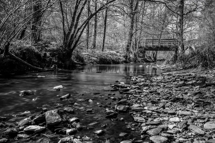 钢笔画,山峦,江河,峡谷,园林景观,对比（分解）