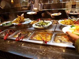 自助餐,桌菜,会餐,餐饮场所,电烤箱,东自助餐随机性