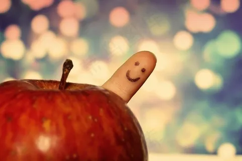 苹果,姬娜果,手,花卉,红苹果,大爱！