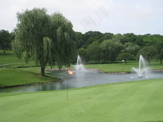 树,园林景观,体育场馆,街道,地板砖,伊利诺伊州洛克波特Big Run高尔夫俱乐部