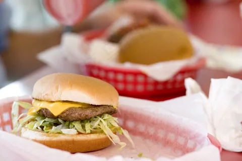 汉堡,三明治,甜品,饼,快餐,芝士汉堡