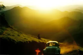 山峦,天空,霞光,云雾,熊熊大火,FusHummer-Canta Galo