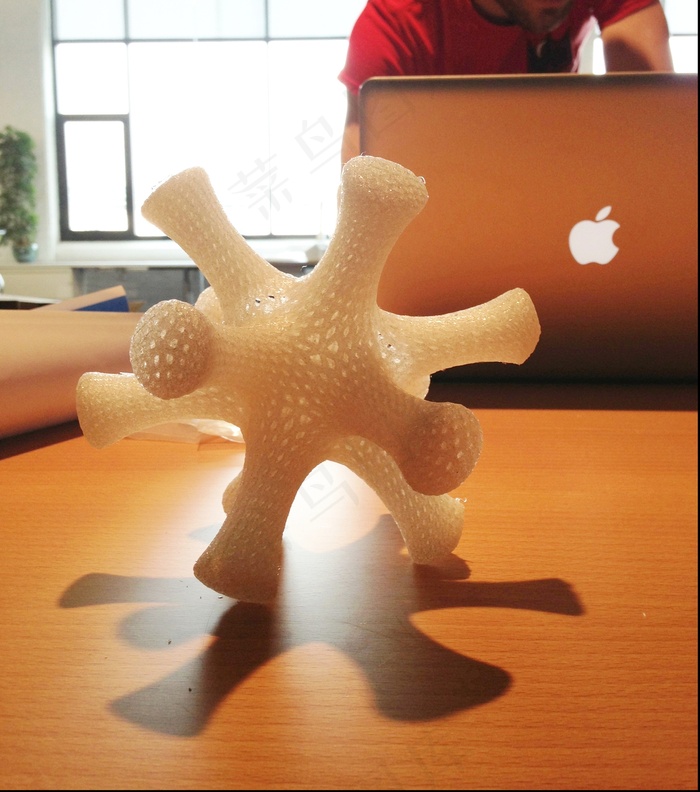 玩具,苹果,海星,拼图,3D立体拼图,3D打印-病毒-@Dizingof的数学运算-在makerbot Replicator-2 3D打印机上