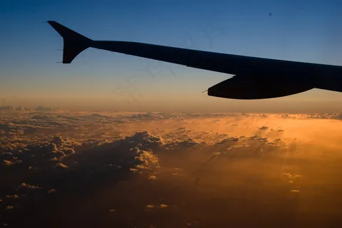天空,飞机,风景,屏幕截图,侦察机,30000英尺的日落