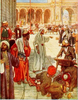 图片取自“ Hurlbut的《老少皆宜的基督生平》”（1915年）第140页