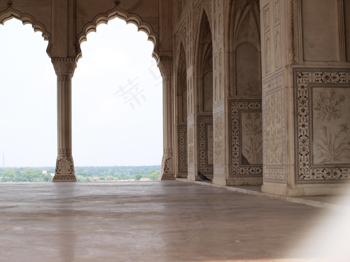 2010.7.18〜28印度和香港旅行（阿格拉阿格拉堡）