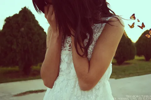 我只想开开心心的。