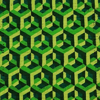 绿色几何涂鸦 绿色几何涂鸦
