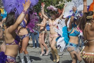 桑巴舞,啦啦队,美女,森巴,拉拉队,桑巴舞者