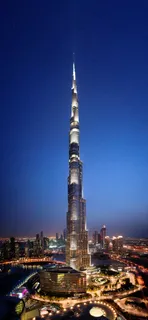 都市夜景,建筑,火箭,船桅,烟筒,迪拜塔全景