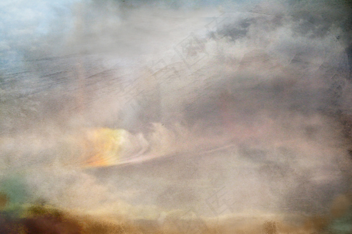 天空,雨层云,湖泊,云雾,爆炸现场,〜蓝风〜