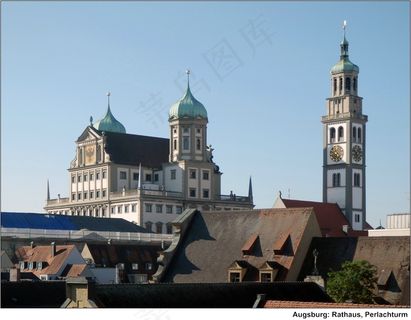 奥格斯堡：Rathaus und Perlachturm