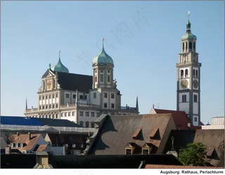 奥格斯堡：Rathaus und Perlachturm