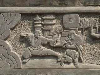 建筑,雕像,碑刻,装饰壁画,浮雕壁画,P4033321B