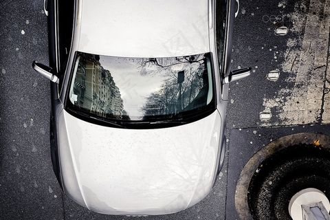 轿车,防暴盾牌,汽车,车灯,大雪,点点