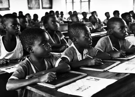 学生教室,自习课,教室,小组会议,课堂,比利时刚果的教育