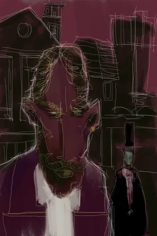 屏幕截图,版画,盆栽植物,卡通动漫人物,桌面花纹,金画