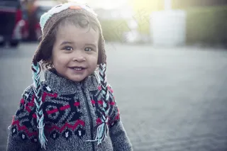 手编帽,女孩,毛线围脖,儿童,小孩,婴儿走路