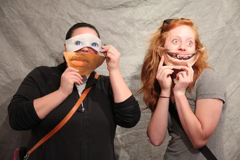 人物特写,,说唱,人物特写,多样性面具