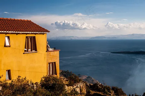 Isla del Sol,的喀喀湖,玻利维亚 Isla del Sol,的喀喀湖,玻利维亚