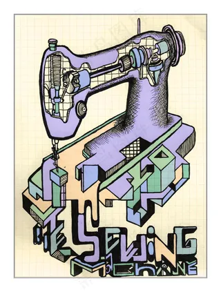 工程图,简笔画,手抄报,地图,户型图,缝纫机