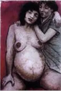 油画,钢笔画,肌肉男,美女,尼安德特人,出生时间